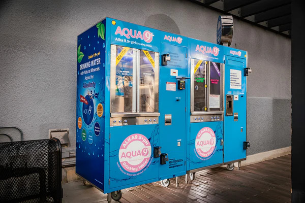 Máquinas expendedoras de agua